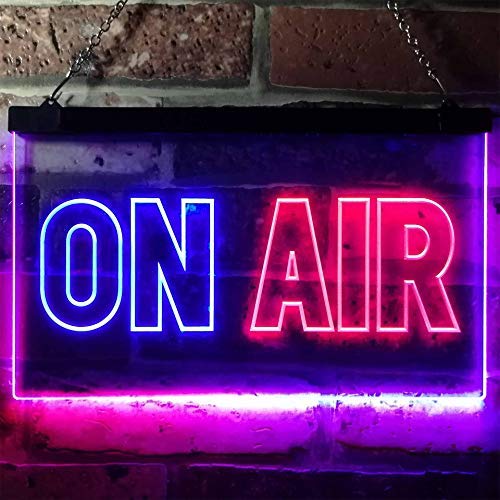 ON AIR Text Dual LED Neon Light Sign
